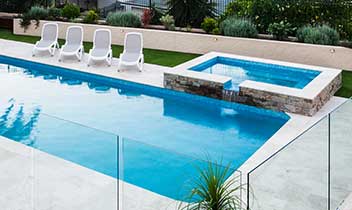 Pool with Spa